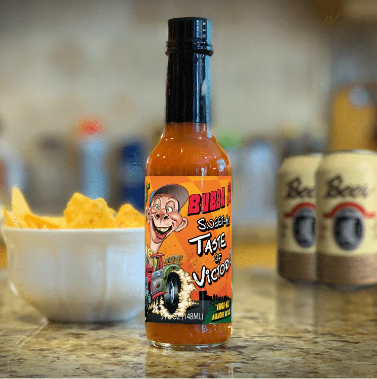 Bubba J’s Sweet Hot Taste of Victory Hot Sauce - Image 3