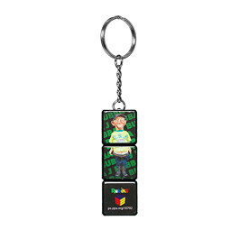 Character Rubik's Cube Keychain - Image 4
