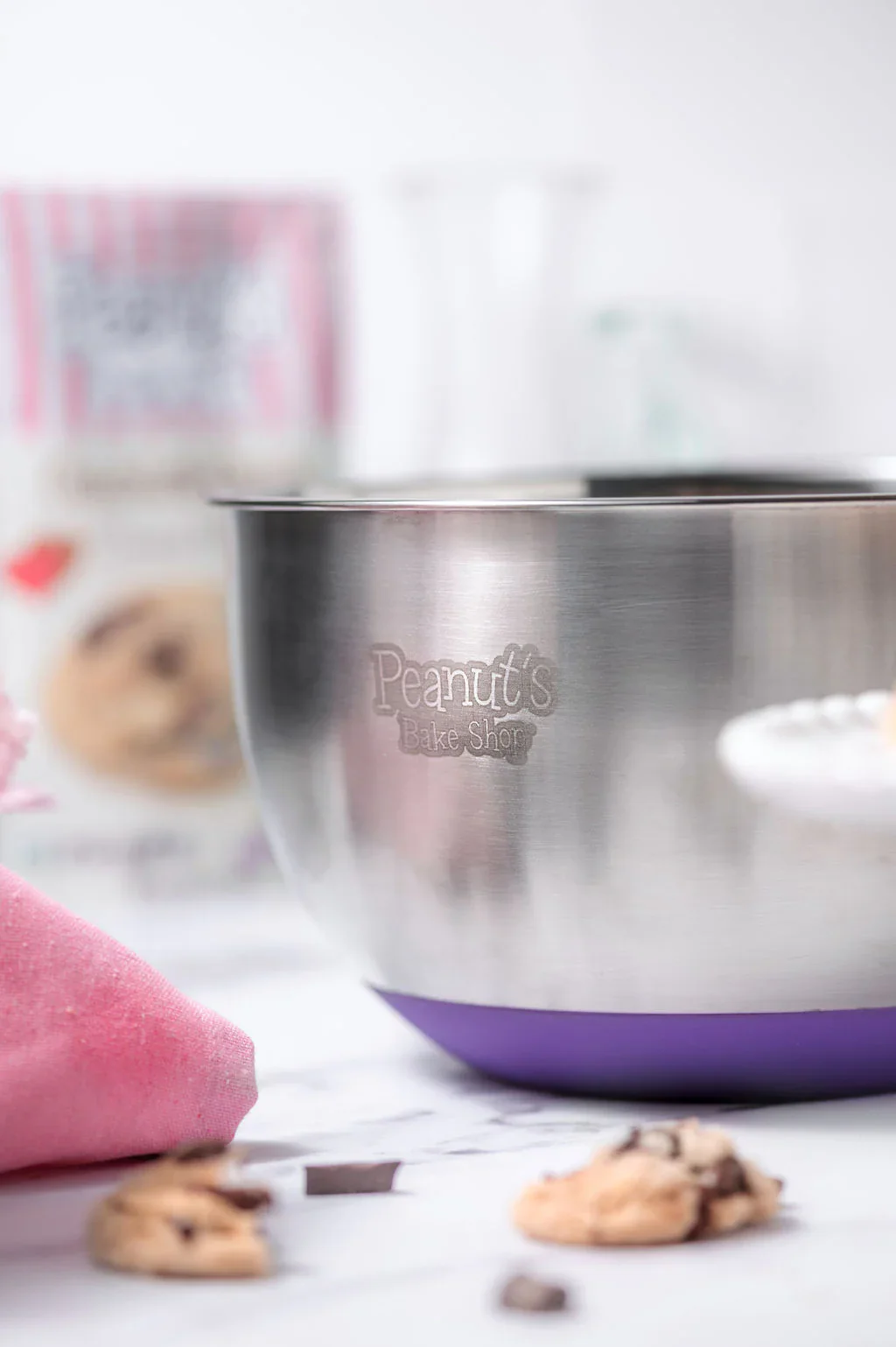 Peanut's Bake Shop Stainless Steel Mixing Bowl - Image 3